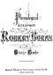 [Gutenberg 30489] • Phrenological Development of Robert Burns / From a Cast of His Skull Moulded at Dumfries, the 31st Day of March 1834